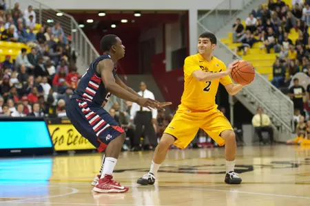 Peter Pappageorge in the non-conference match against Fresno State at the Walter Pyramid, Long Beach, Calif., Mon., Dec. 3, 2012.