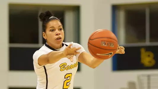 Bianka Balthazar in the non-conference match against Santa Clara at the Walter Pyramid, Long Beach, Calif., Sun., Dec. 9, 2012.