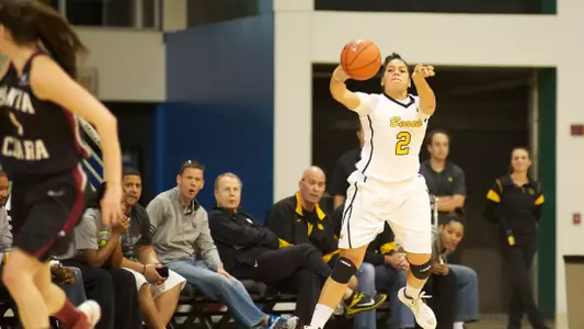 Bianka Balthazar in the non-conference match against Santa Clara at the Walter Pyramid, Long Beach, Calif., Sun., Dec. 9, 2012.