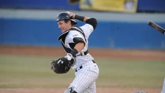 Kellen Hoime laid down a suicide squeeze to give the Dirtbags the winning run in his return to the field on Sunday.