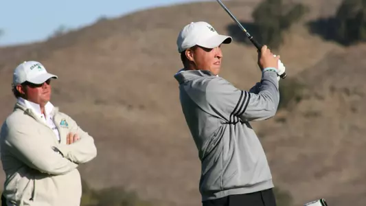 Senior Kevin Roy is tied for second place after the opening round of the Folino Invitational on Sunday.