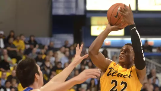 2/25/12 - Casper Ware (22) of the Long Beach State Basketball team.
Photo by Steven Georges/LBSU