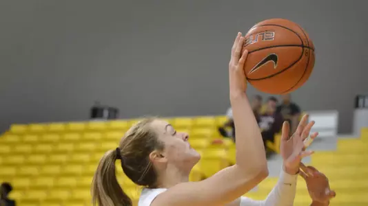 2/28/12 - Mary Ochiltree (23) of the Long Beach Wonen's Basketball team.
Photo by Steven Georges/LBSU