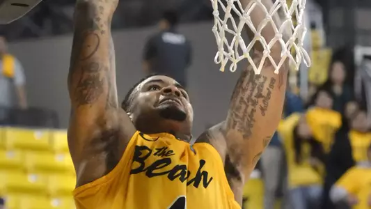 2/29/12 - Eugene Phelps (4) the Long Beach State Men's Basketball Team.
Photo by Steven Georges/LBSU
LBSU Photo Archive
   www.StevenGeorges.com/LBSU