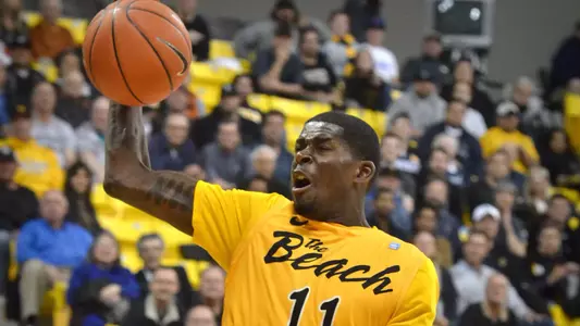 2/29/12 - James Ennis (11) of the Long Beach State Men's Basketball Team.
Photo by Steven Georges/LBSU
LBSU Photo Archive
   www.StevenGeorges.com/LBSU