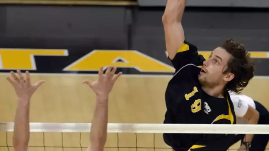 Senior Brad Hemmerling pounded down a match-high 13 kills in a 3-0 win over Cal State Northridge on Friday.