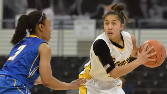 Sophomore Hallie Meneses scored 19 of her career-high 21 points in the second half.