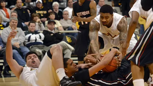 2/4/12 - Edis Dervisevic (13).
(Photo by Steven Georges/LBSU)