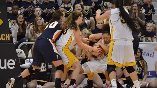 3/1/12 - Tipesa Moorer (33) of the Long Beach State Women's Basketball team.
Photo by Steven Georges/LBSU
LBSU Photo Archive
     www.StevenGeorges.com/LBSU