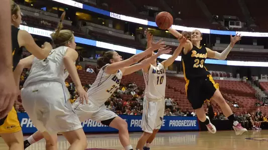 3/10/12 - Mary Ochiltree (23) of the Long Beach State Women's Basketball team during the Big West Tournament Championship game against UCSB Saturday at the Honda Center.
Photo by Steven Georges/LBSU
LBSU Photo Archive - www.StevenGeorges.com/LBSU