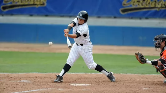 Ino Patron had a pair of hits in the first game of the doubleheader.