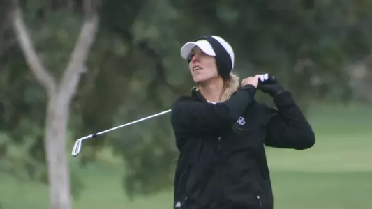 Senior Monica Villarreal is tied for fifth place going into the final round at The Battle at Rancho Bernardo.