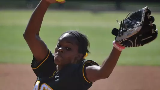 Erin Jones-Wesley earned her eighth win of the season in the 49ers 10-7 win over Eastern Kentucky