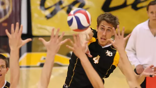 Sophomore Taylor Crabb had a team-high nine kills in a loss to No. 1 USC on Thursday.