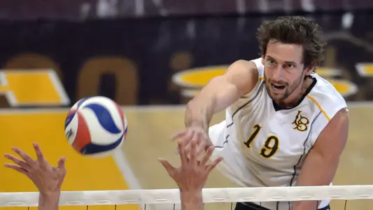 Senior Brad Hemmerling matched his career high with 17 kills to lift the 49ers to a 3-1 win over Pepperdine.