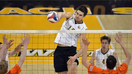 The 49ers take on BYU in an MPSF quarterfinal match at Smith Fieldhouse on Saturday.