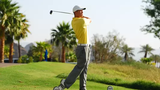 Junior Philip Chian fired a season-low 68 in the second round of the Big West Conference Men's Golf Championship.  (Photos by Steve Chen/Big West Conference)