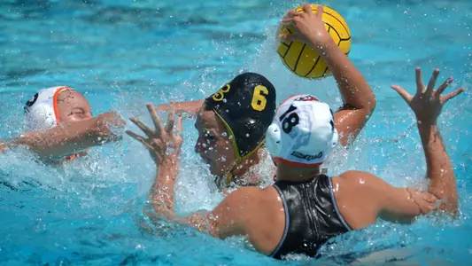 4/7/12 - Julie Lantz (6) of the Long Beach State Women's Water Polo team scores against Pacific. Photo by Steven Georges/LBSULBSU Photo Archive - www.StevenGeorges.com'LBSU