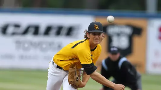 Senior Matt Johnson pitched three scoreless innings for Long Beach State Tuesday.