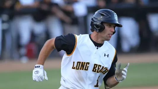 Brennan Metzger hit his second home run of the year, a three-run blast to put the Dirtbags on top by four.