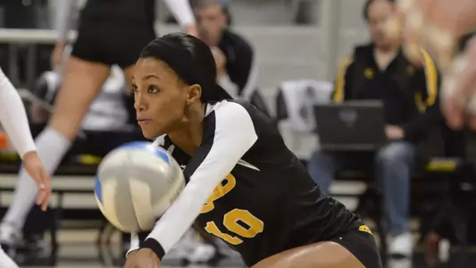 Janisa Johnson made 49 kills over two matches on Saturday.