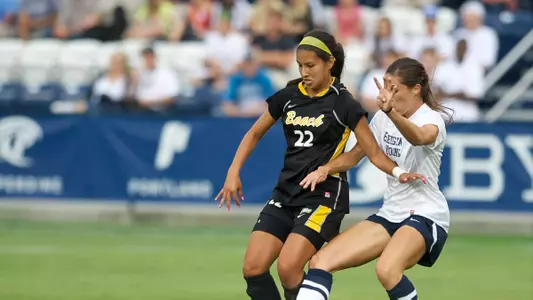 Jessika Oseguerra - Long Beach State at BYU. Aug. 30, 2012 (Photo by John Fajardo/LBSU).