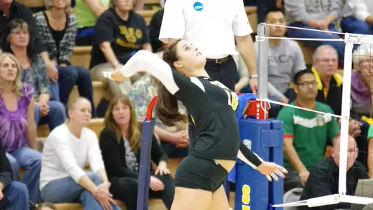 Delainey Aigner-Swesey and the 49ers will try to defend their 2011 Big West championship this season.