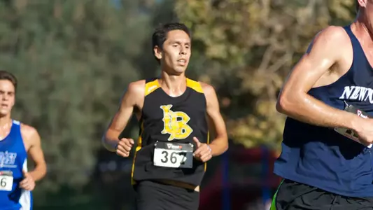 Andrew Garcia in the Mark Covert Cross Country Classic at Carbon Canyon Regional Park, Brea, California