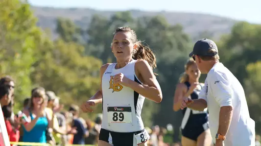 Nina Moore in the Mark Covert Cross Country Classic at Carbon Canyon Regional Park, Brea, Calif. Photo by John Fajardo (www.johnomoto.com)