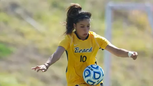 Eileen Maes in the Under Armour Invitational match against Army at Titan Stadium, Sun., Sept. 15, 2012.