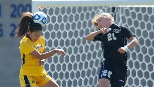 Eileen Maes in the Under Armour Invitational match against Army at Titan Stadium, Sun., Sept. 15, 2012.