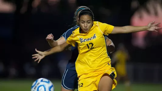 Nadia Link in the non-conference match against San Diego at George Allen Field, Long Beach, Calif., Fri., Sept. 21, 2012.