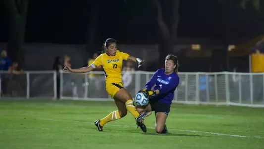 Eileen Maes in the non-conference match against San Diego at George Allen Field, Long Beach, Calif., Fri., Sept. 21, 2012.