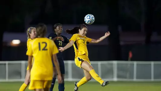 Marie MacKenzie - Michigan vs. Long Beach State at George Allen Field, Long Beach, Calif. Sept. 2, 2012. (Photo by John Fajardo/LBSU).
