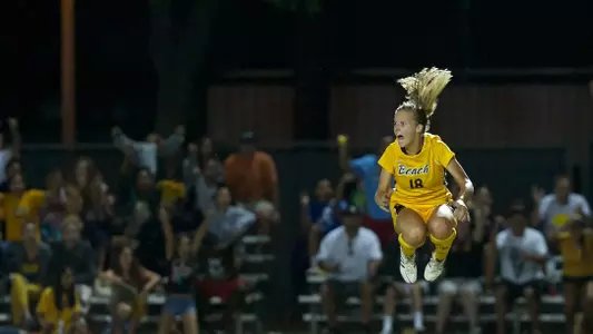 Senior Kelsey Wilson and the 49ers will be shown on FOX Soccer on Friday against Texas A&M. (Photo by John Fajardo/LBSU)