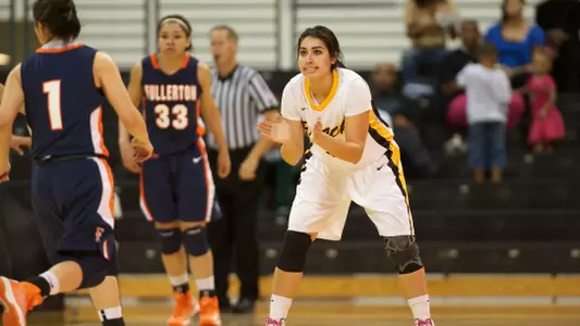 Alex Sanchez in the Big West Conference match against Fullerton at the Walter Pyramid, Long Beach, Calif., Sat., Jan. 19, 2013.