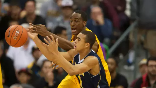 Nick Shepherd in the Big West Conference basketball match against UC Irvine at the Walter Pyramid, Long Beach, Calif., Sat., Jan. 26, 2013.
