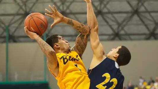 Keala King in the Big West Conference basketball match against UC Irvine at the Walter Pyramid, Long Beach, Calif., Sat., Jan. 26, 2013