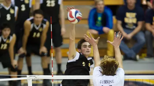 Jeff Ornee in the MPSF Men's Volleyball match against U.C. Irvine at the Bren Events Center, Irvine, Calif., Fri., Jan. 25, 2013.