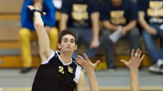 Jeff Ornee in the MPSF Men's Volleyball match against U.C. Irvine at the Bren Events Center, Irvine, Calif., Fri., Jan. 25, 2013.