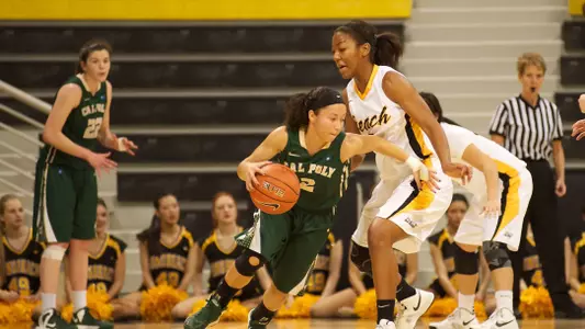 Jade Wilson in the Big West Conference match against Cal Poly at the Walter Pyramid, Thursday, Jan. 3, 2013