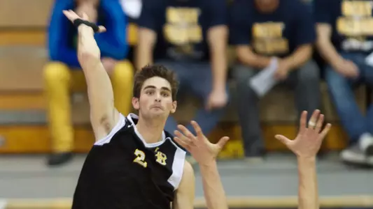 Jeff Ornee in the MPSF Men's Volleyball match against UC Irvine at the Bren Events Center, Irvine, Calif., Fri., Jan. 25, 2013.