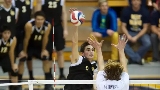 Jeff Ornee in the MPSF Men's Volleyball match against UC Irvine at the Bren Events Center, Irvine, Calif., Fri., Jan. 25, 2013.