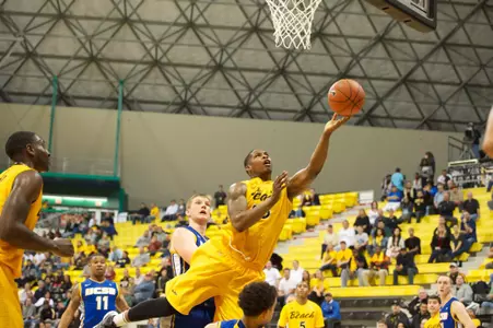 Dan Jennings in the Big West Conference match against U.C. Santa Barbara in the Walter Pyramid, Wed., Jan. 30, 2013