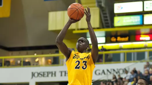 Deng Deng in the Big West Conference match against Northridge at the Walter Pyramid, Long Beach, Calif., Wed., Jan. 9, 2013.