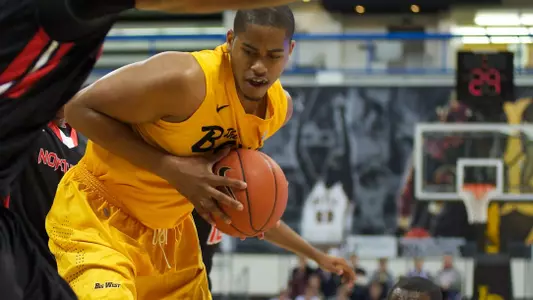 Kyle Richardson in the Big West Conference match against Northridge at the Walter Pyramid, Long Beach, Calif., Wed., Jan. 9, 2013.