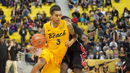 Keala King in the Big West Conference match against Northridge at the Walter Pyramid, Long Beach, Calif., Wed., Jan. 9, 2013.