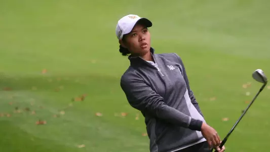 Senior Rochelle Chan tied for 49th place at the 32nd Edean Ihlanfeldt Invitational.  (Photo by Cameron Fujimoto/LBSU)