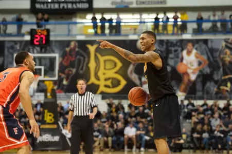 Keala King in the Big West Conference match against Fullerton at the Walter Pyramid, Long Beach, Calif., Wed., Feb. 13, 2013.