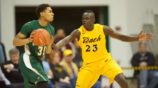 Deng Deng in the Big West Conference match against Cal Poly at the Walter Pyramid, Long Beach, Calif., Sat., Feb. 2, 2013.